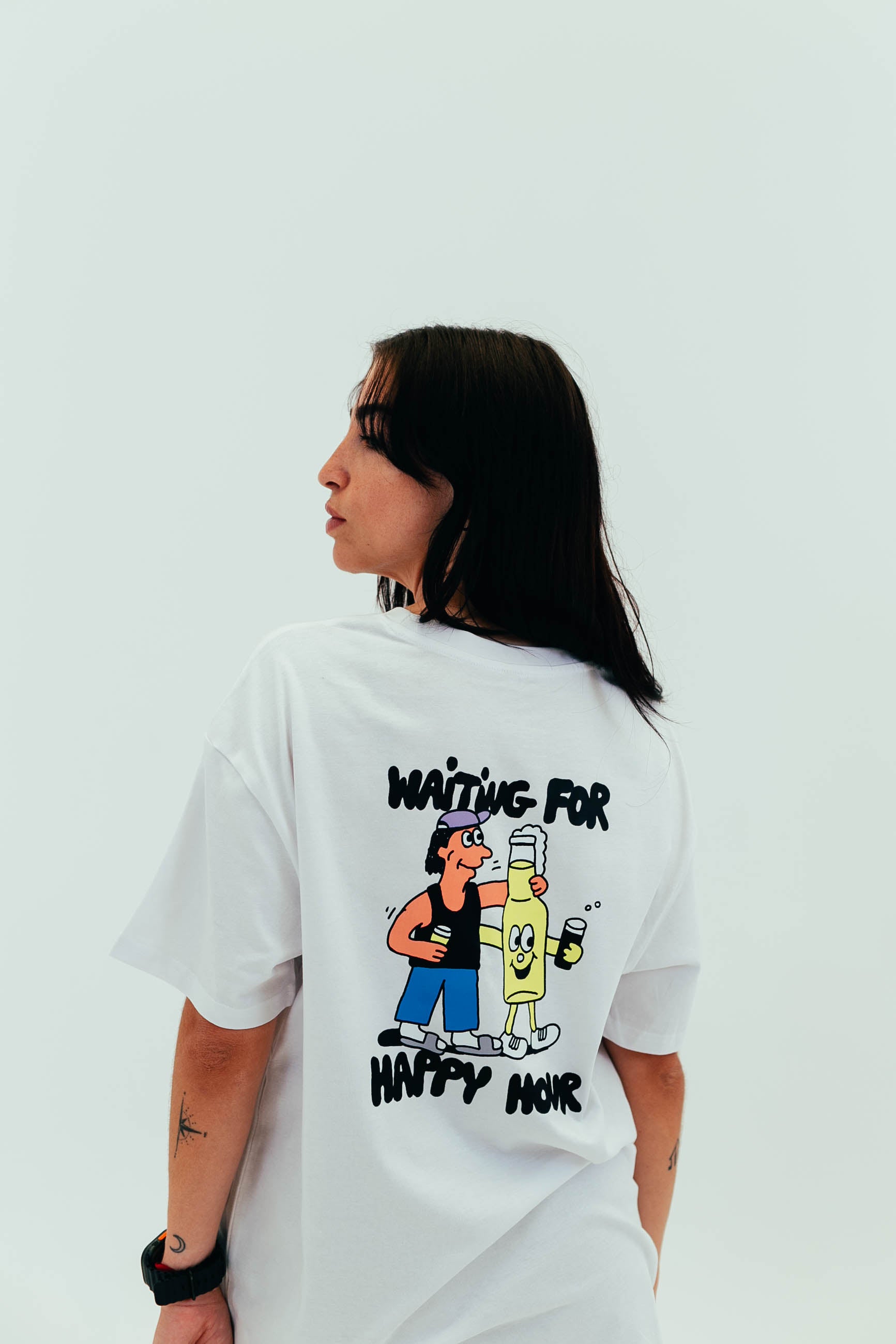 TEE | WHITE | WAITING