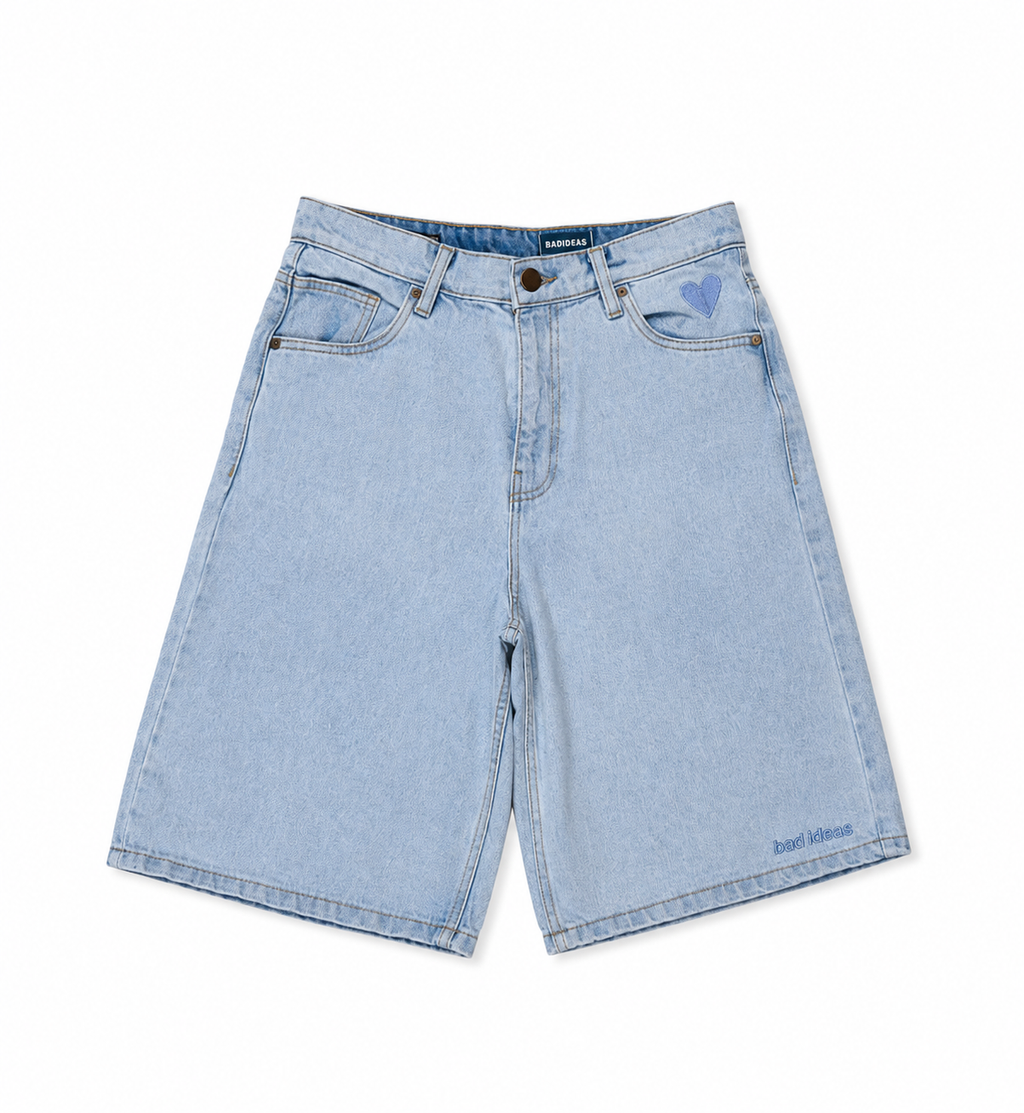 HEAVY DENIM SHORT | SUMM | NEW LIGHT BLUE WASHED