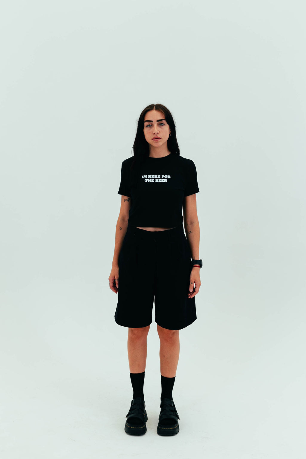 CROP TOP | HERE FOR THE BEER | BADXOGHAM
