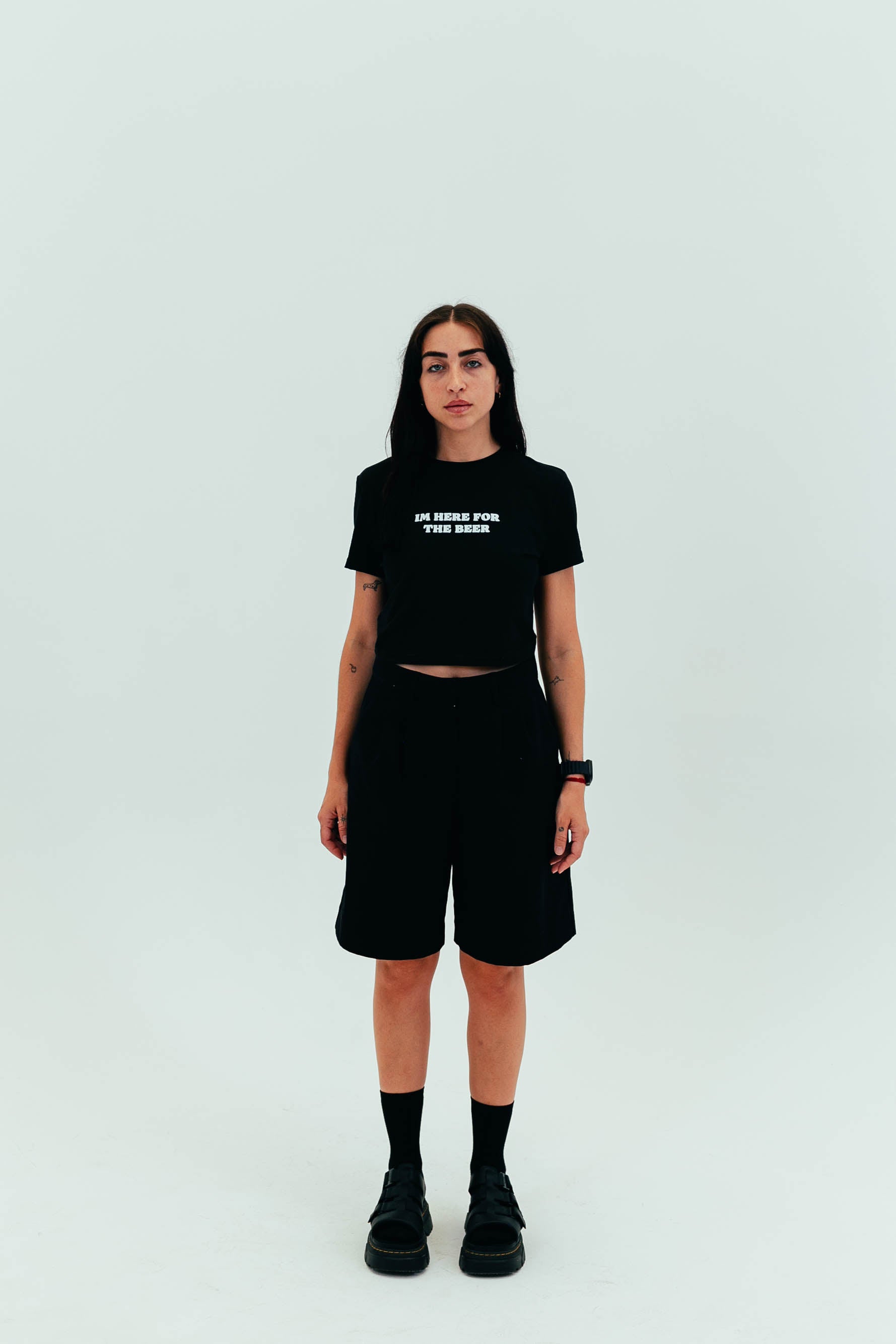 CROP TOP | HERE FOR THE BEER | BADXOGHAM