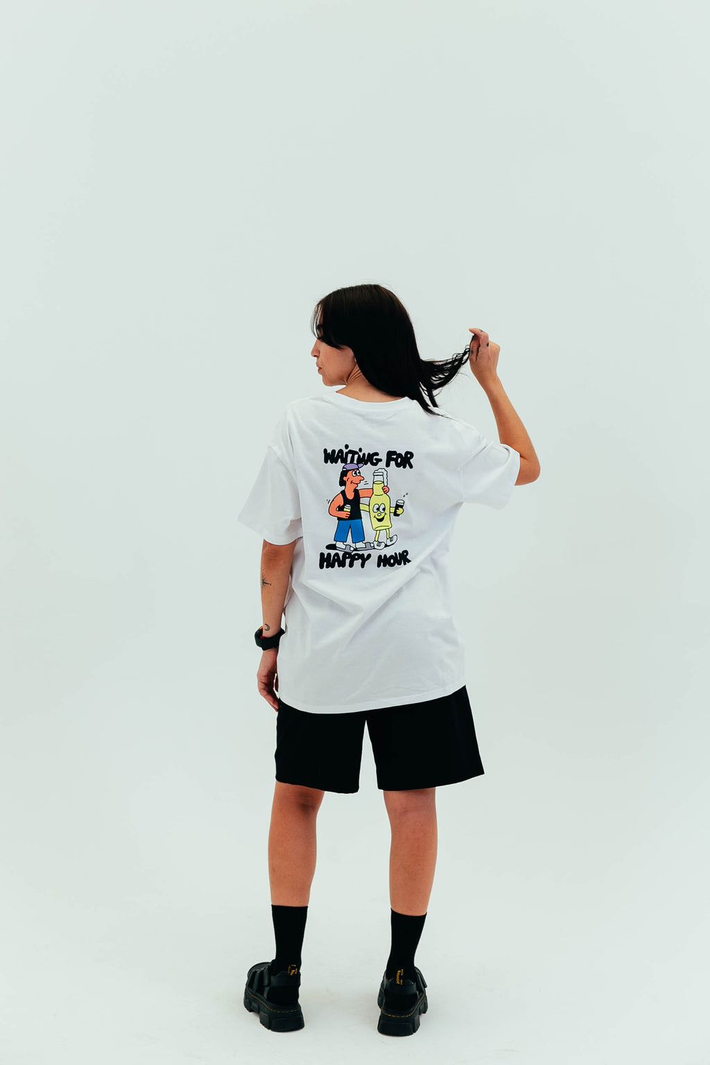 TEE | WHITE | WAITING
