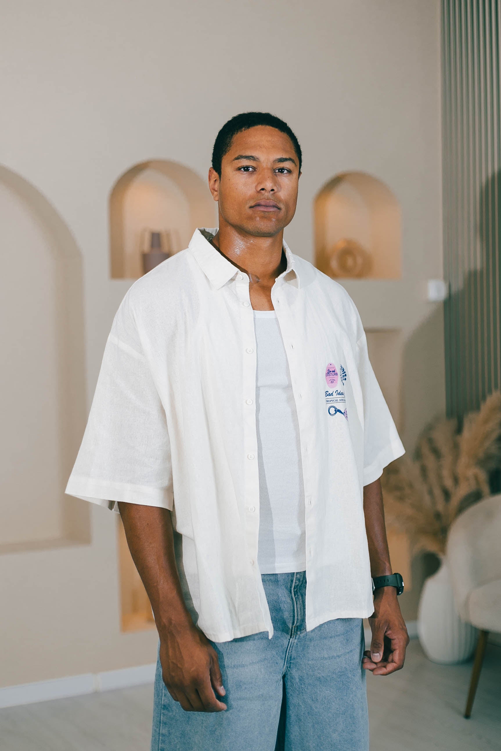 LINE SHIRT | TROPICAL PARADISE