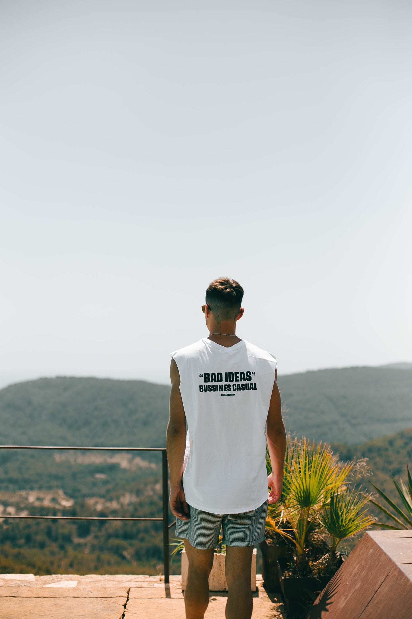 SLEEVELESS TEE |  WHITE