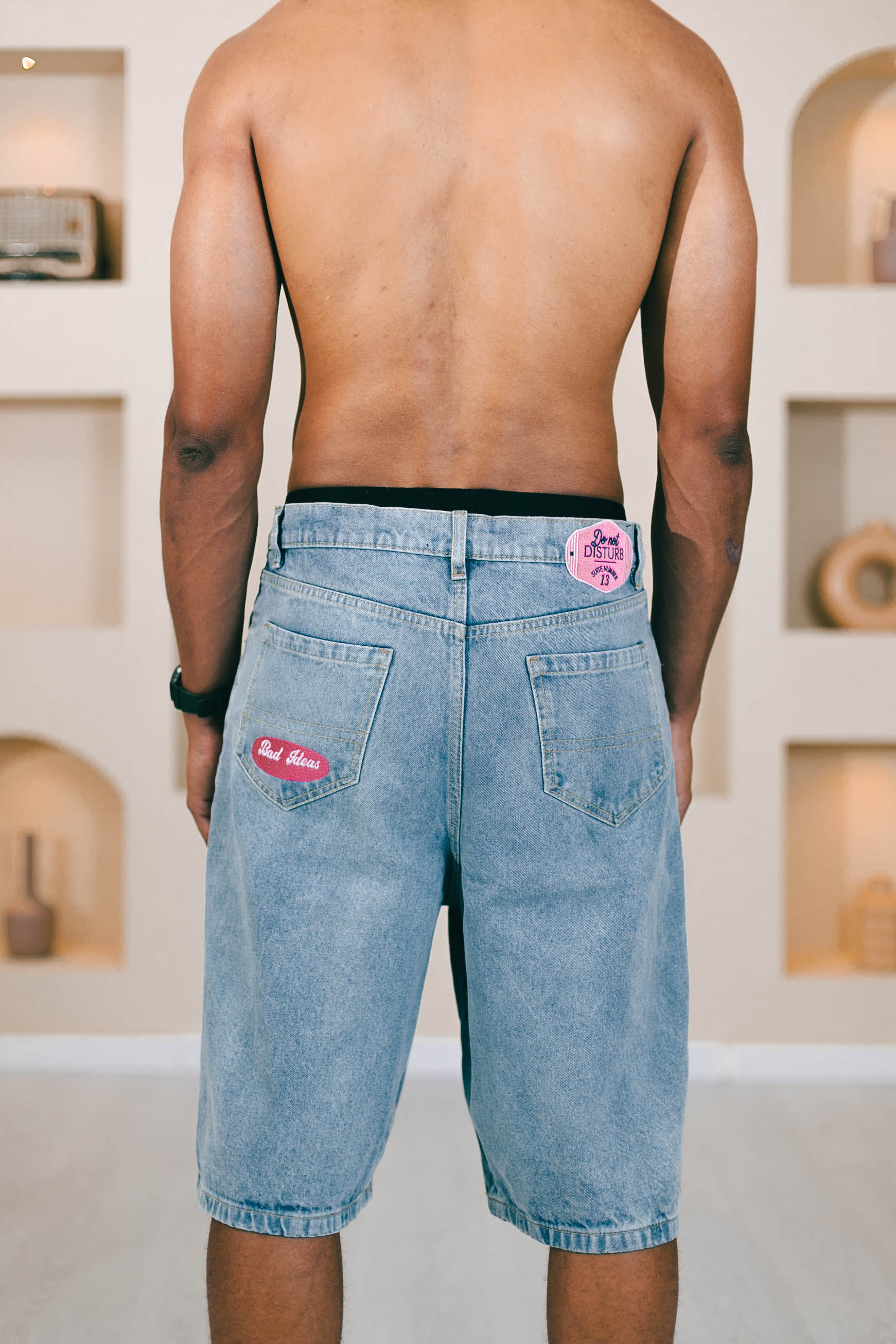 HEAVY DENIM SHORT | DO NOT DISTURB | NEW LIGHT BLUE WASHED
