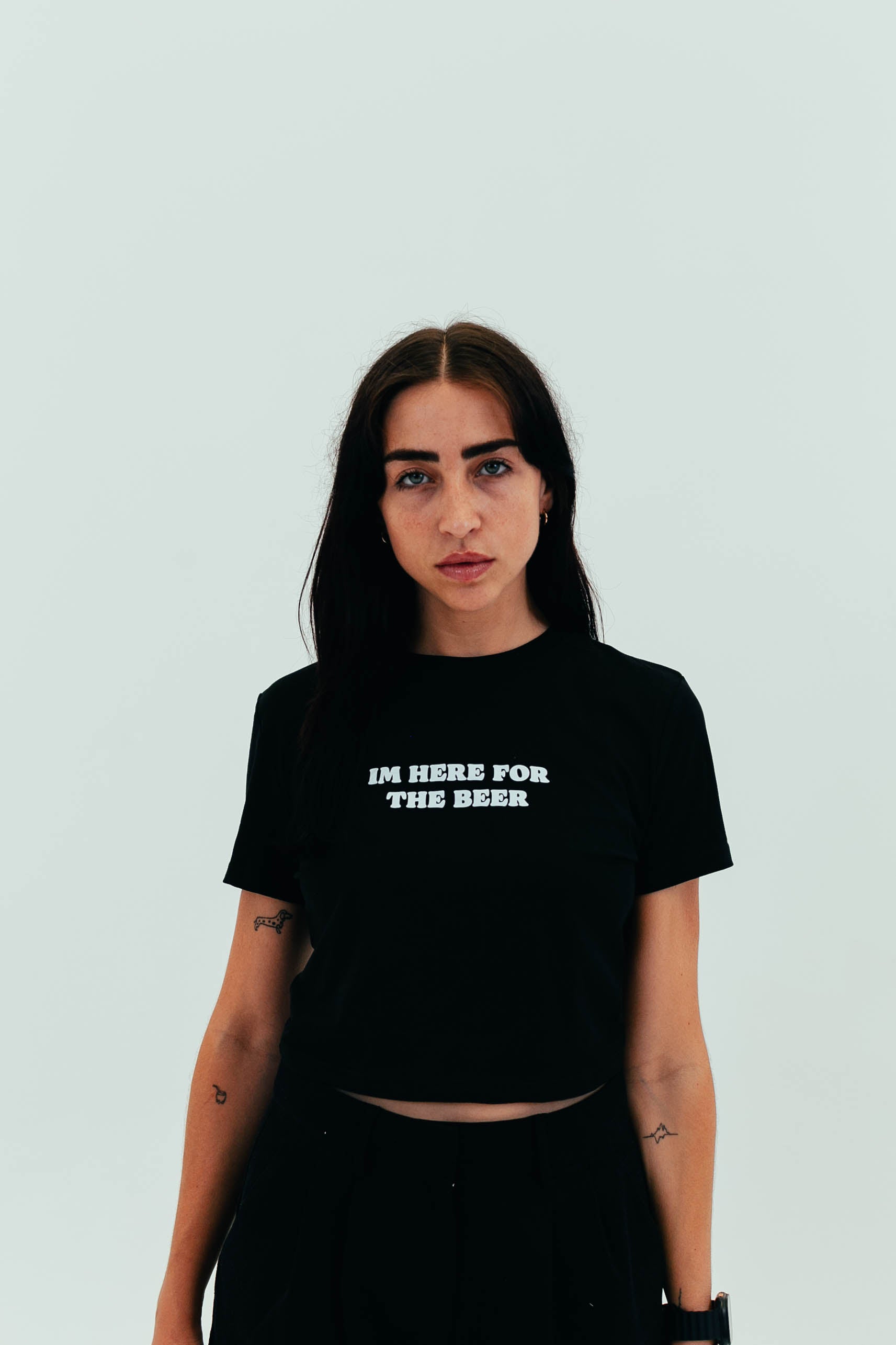 CROP TOP | HERE FOR THE BEER | BADXOGHAM