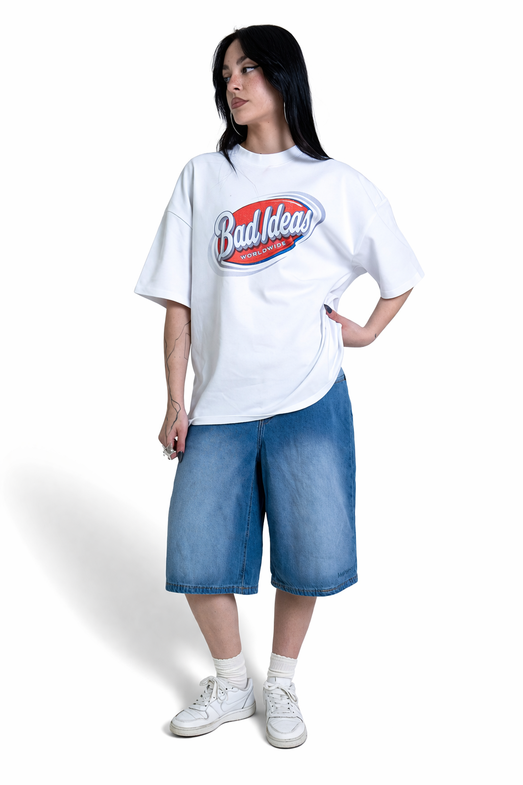 GIRLS DENIM SHORT |  LIGHT BLUE WASHED