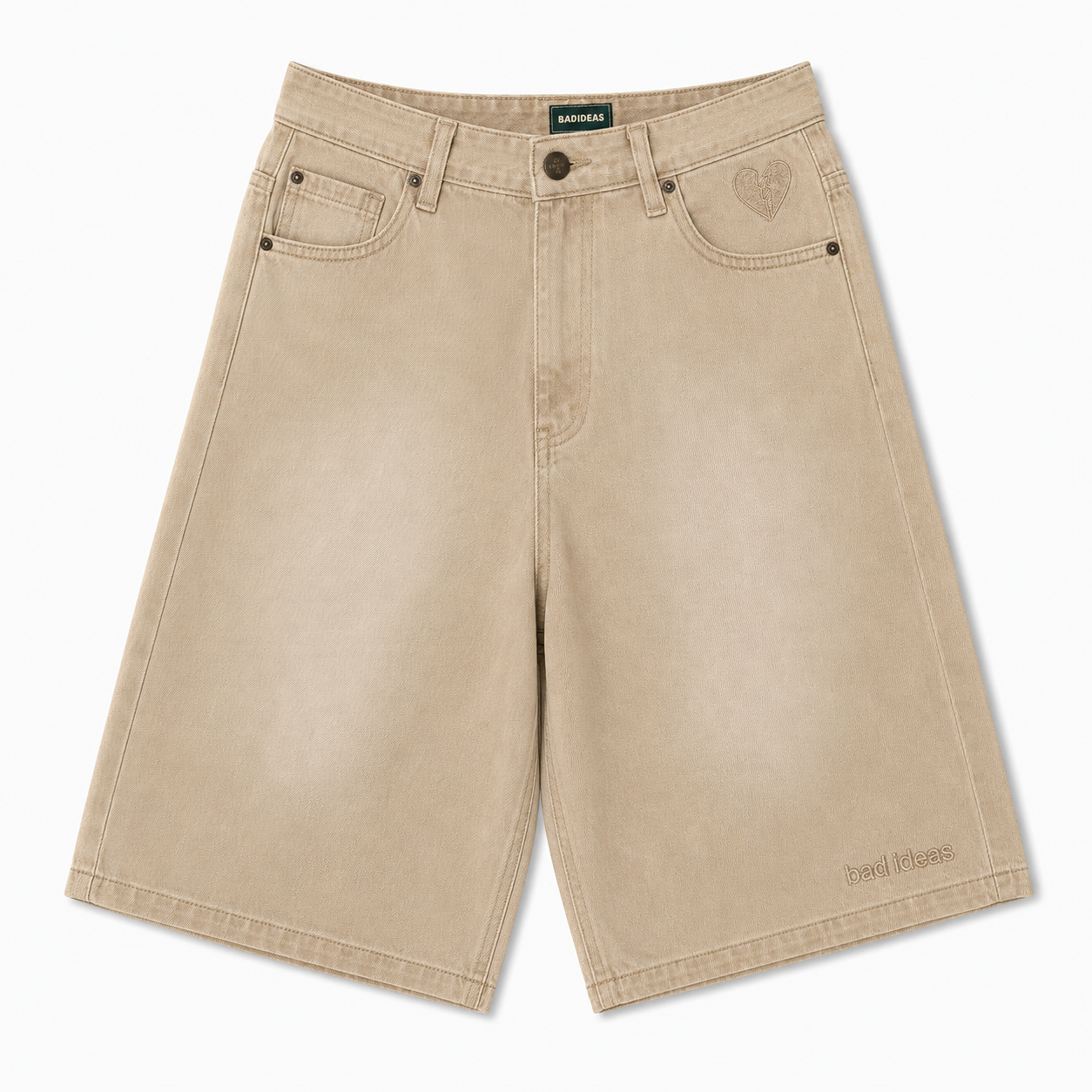 DENIM SHORT| UNION BEIGE
