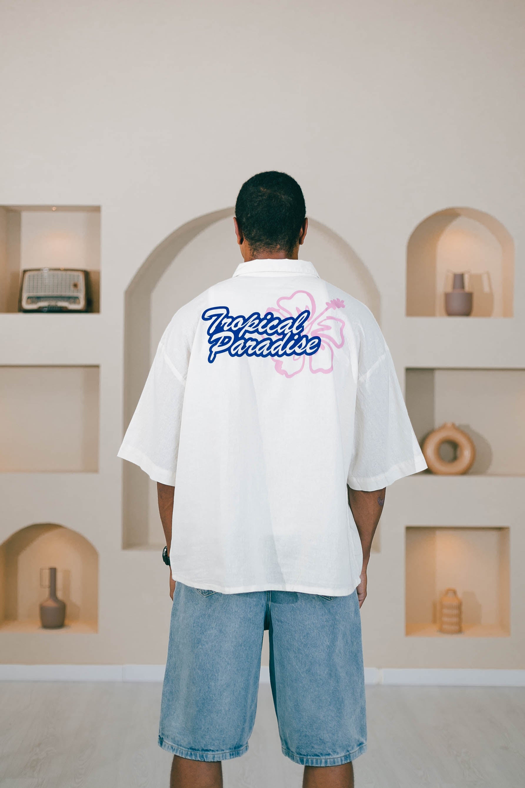 LINE SHIRT | TROPICAL PARADISE
