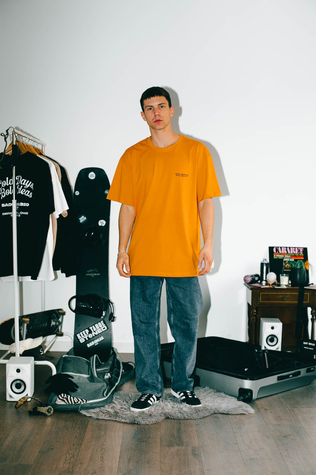 TEE  |  BAD CREATIVE  | STRONG ORANGE