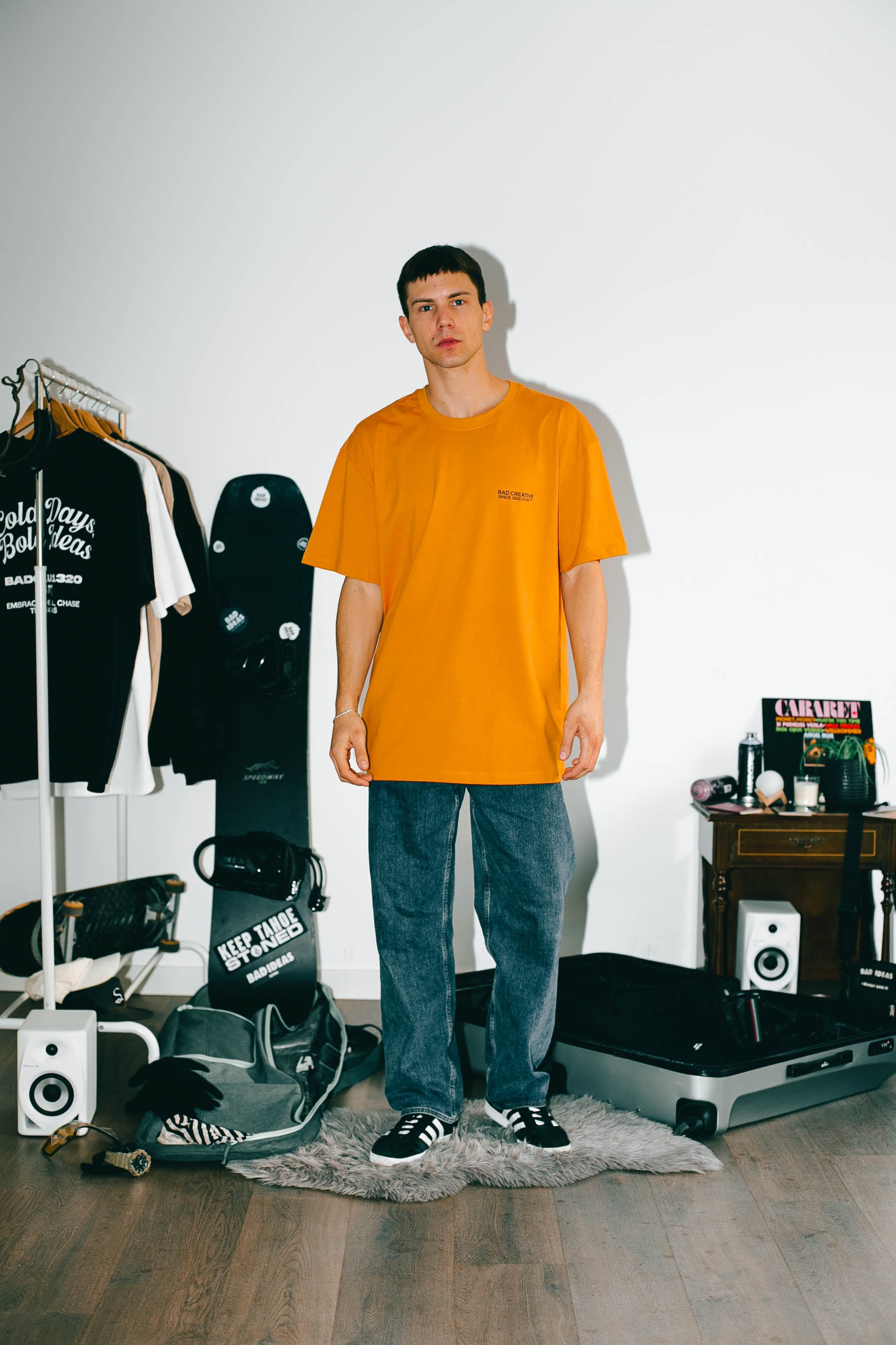 TEE  |  BAD CREATIVE  | STRONG ORANGE