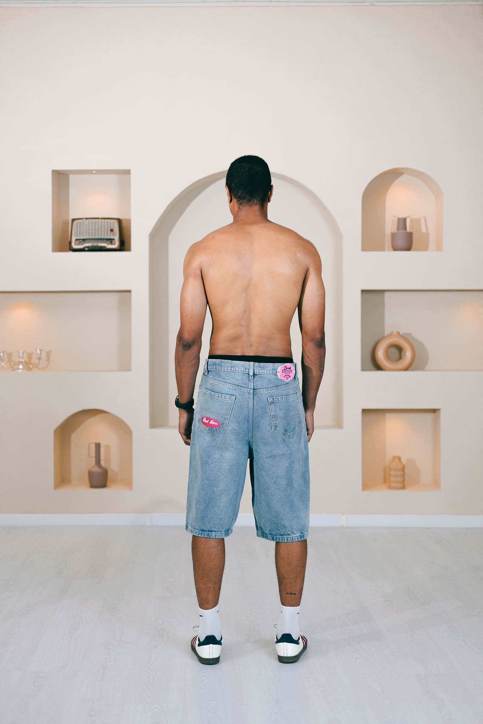 HEAVY DENIM SHORT | DO NOT DISTURB | NEW LIGHT BLUE WASHED