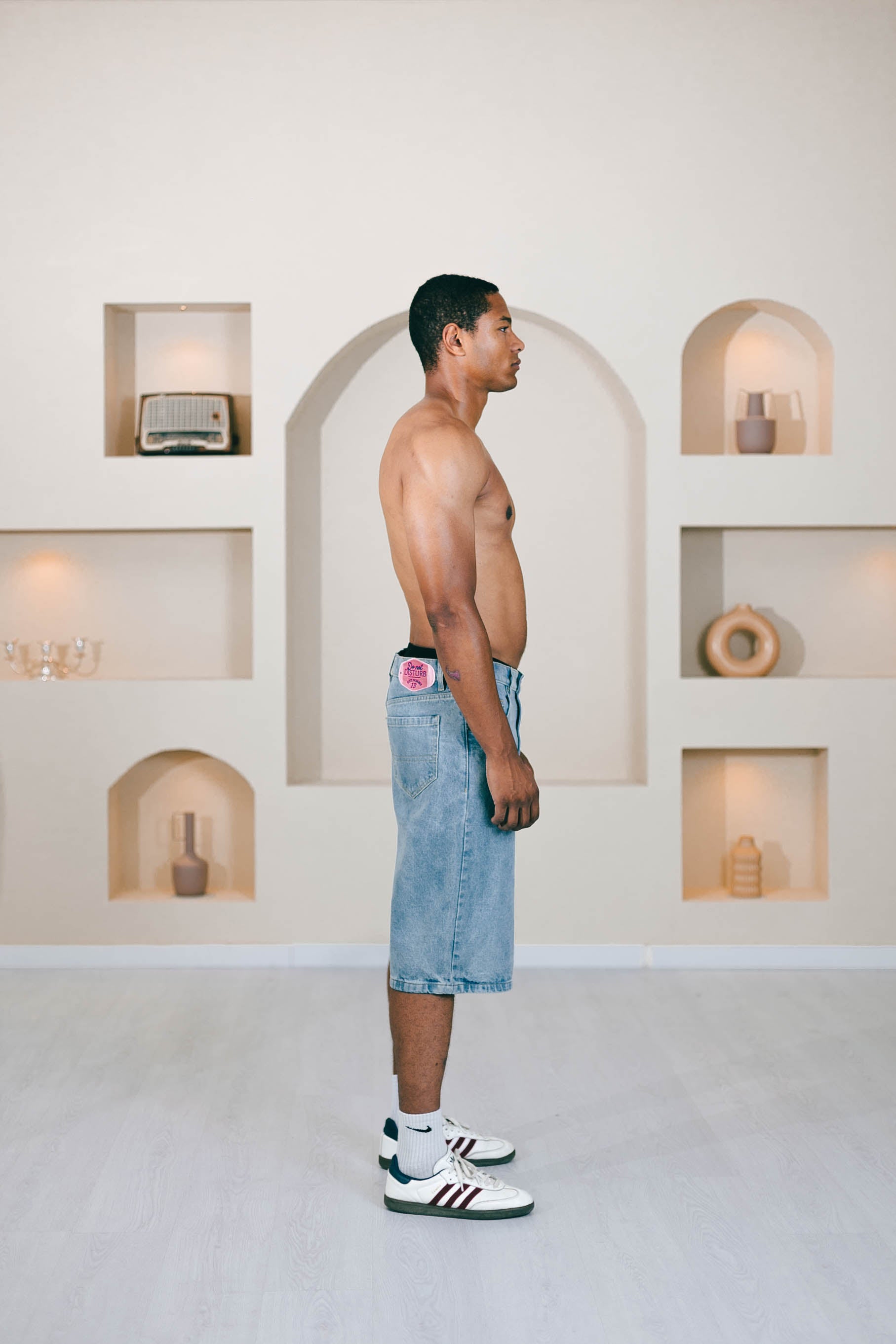HEAVY DENIM SHORT | DO NOT DISTURB | NEW LIGHT BLUE WASHED
