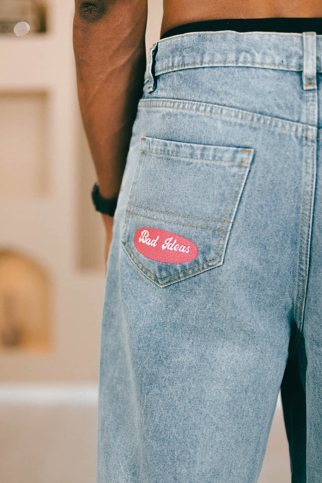 HEAVY DENIM SHORT | DO NOT DISTURB | NEW LIGHT BLUE WASHED