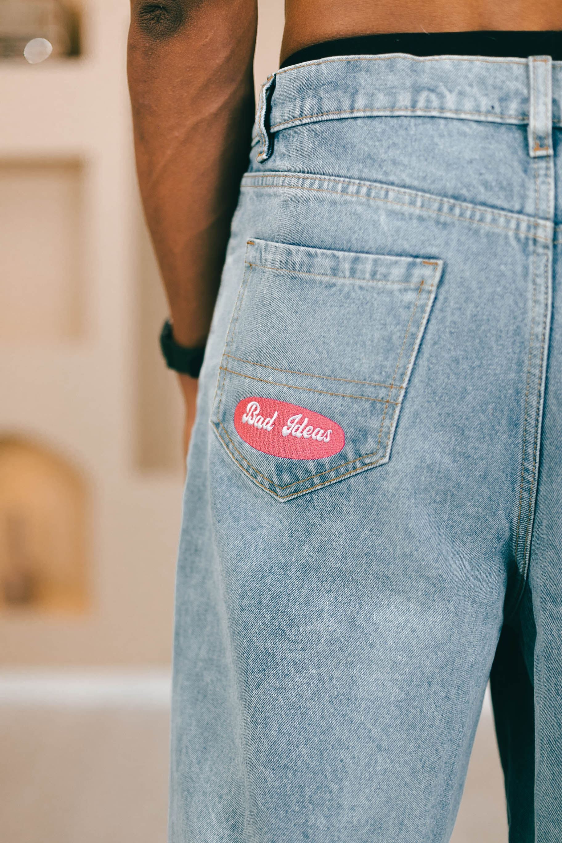 HEAVY DENIM SHORT | DO NOT DISTURB | NEW LIGHT BLUE WASHED