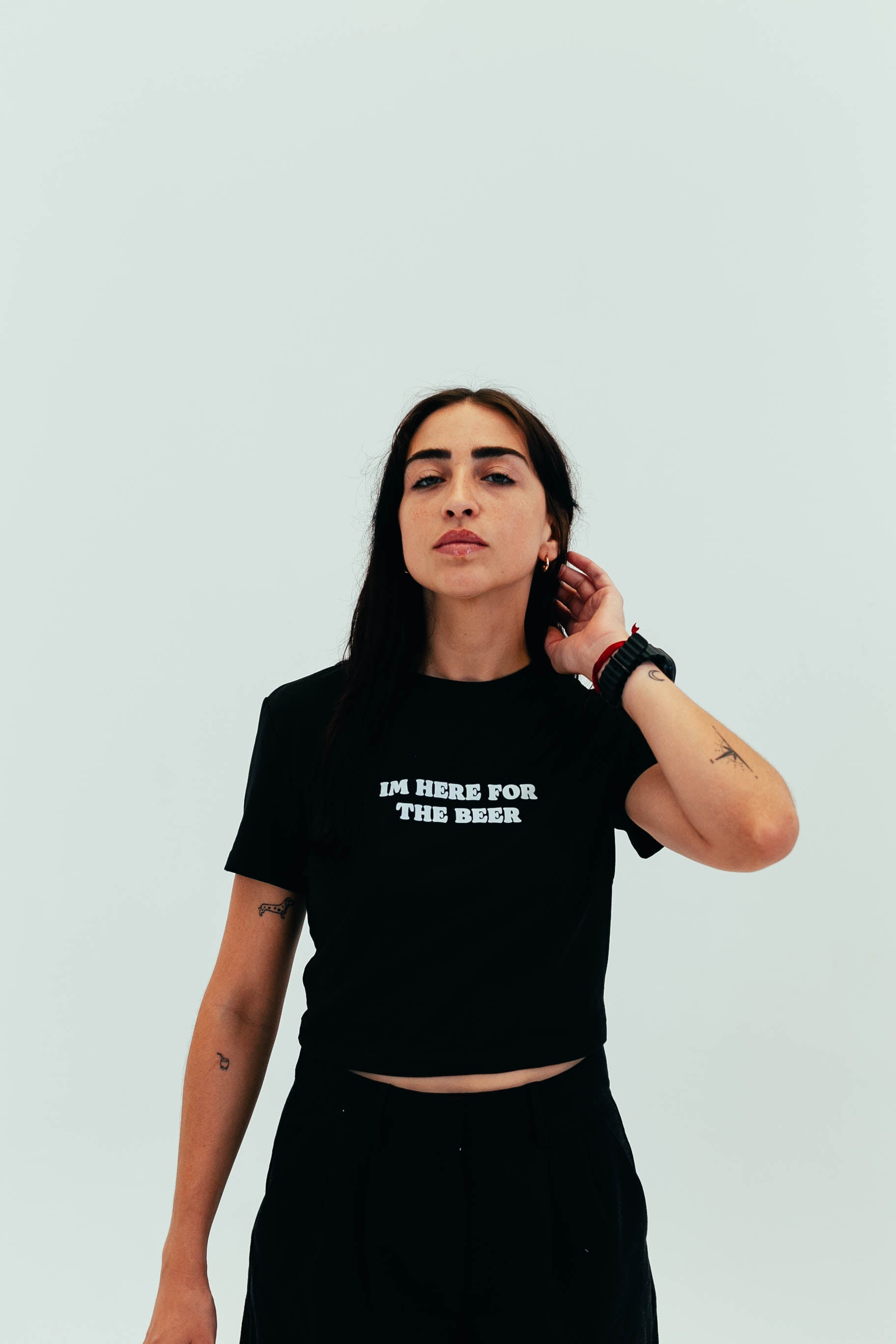 CROP TOP | HERE FOR THE BEER | BADXOGHAM