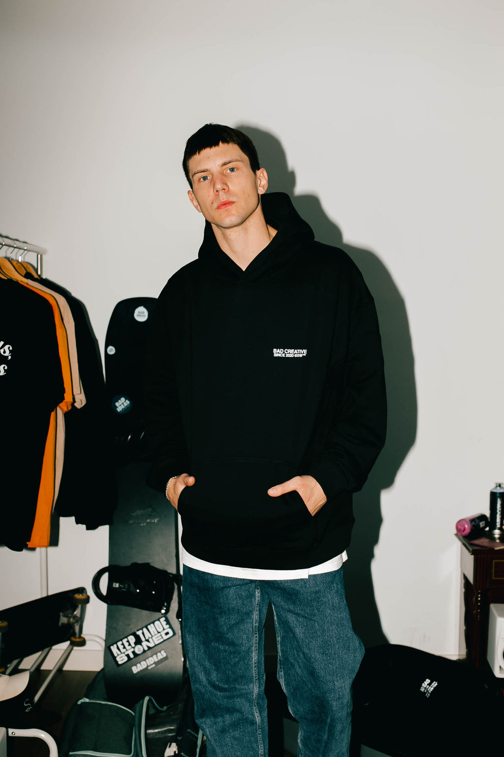 HOODIE |  BAD CREATIVE |  BLACK