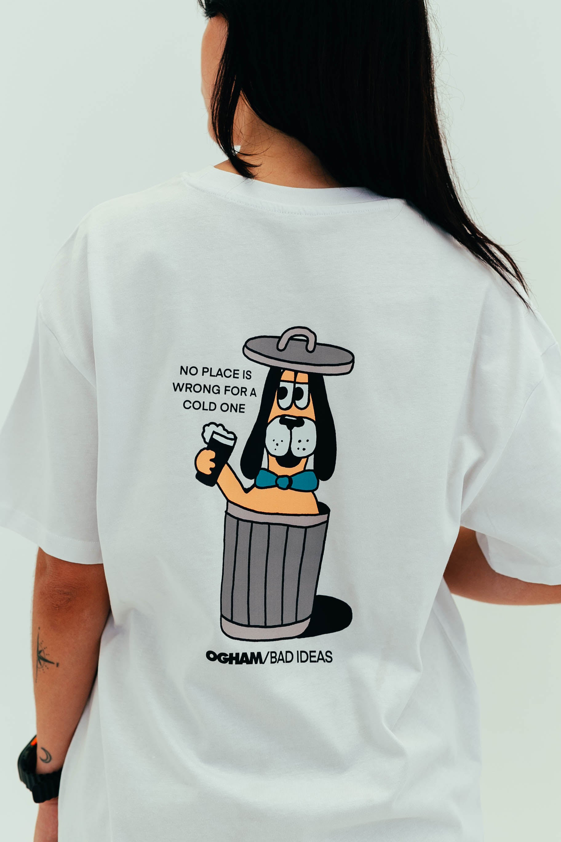 TEE | WHITE | NO PLACE IS WRONG