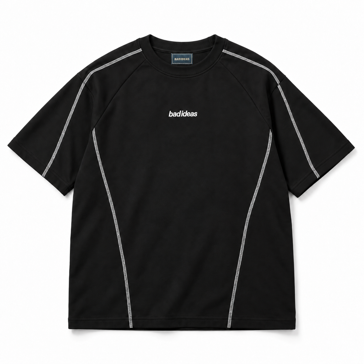 CONTRAST TEE | BLACK