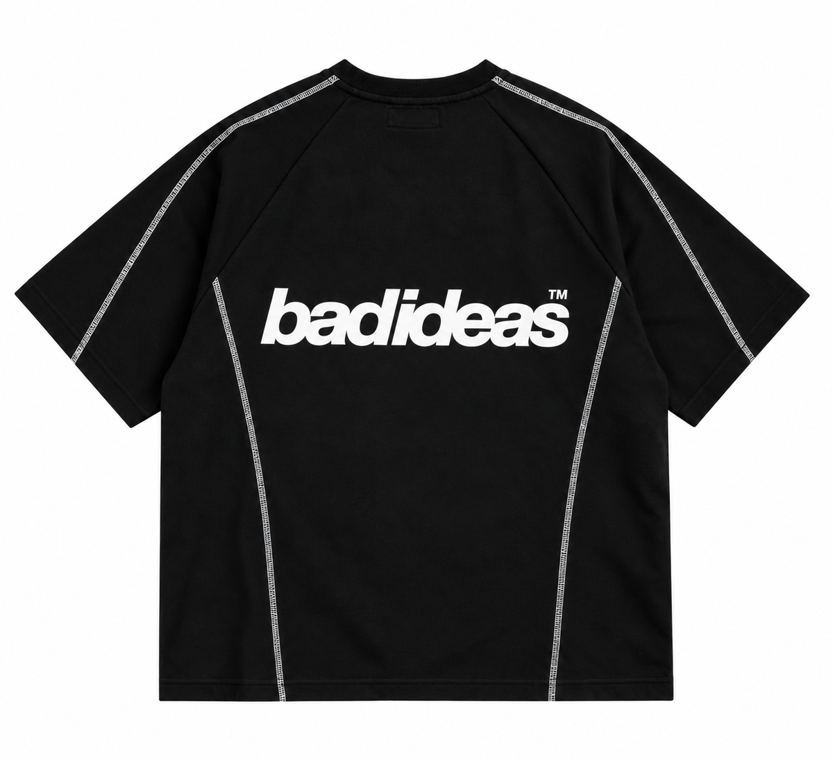 CONTRAST TEE | BLACK
