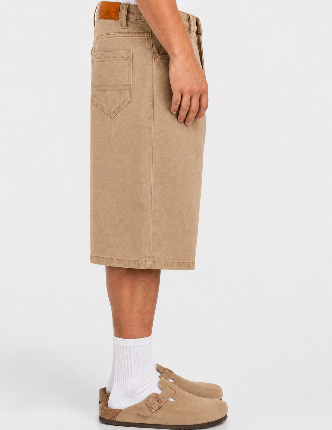 DENIM SHORT| UNION BEIGE