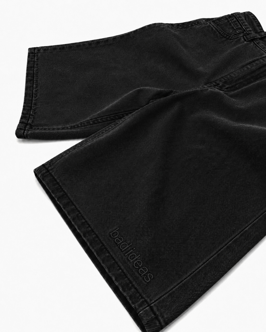 DENIM SHORT| BLACK WASHED