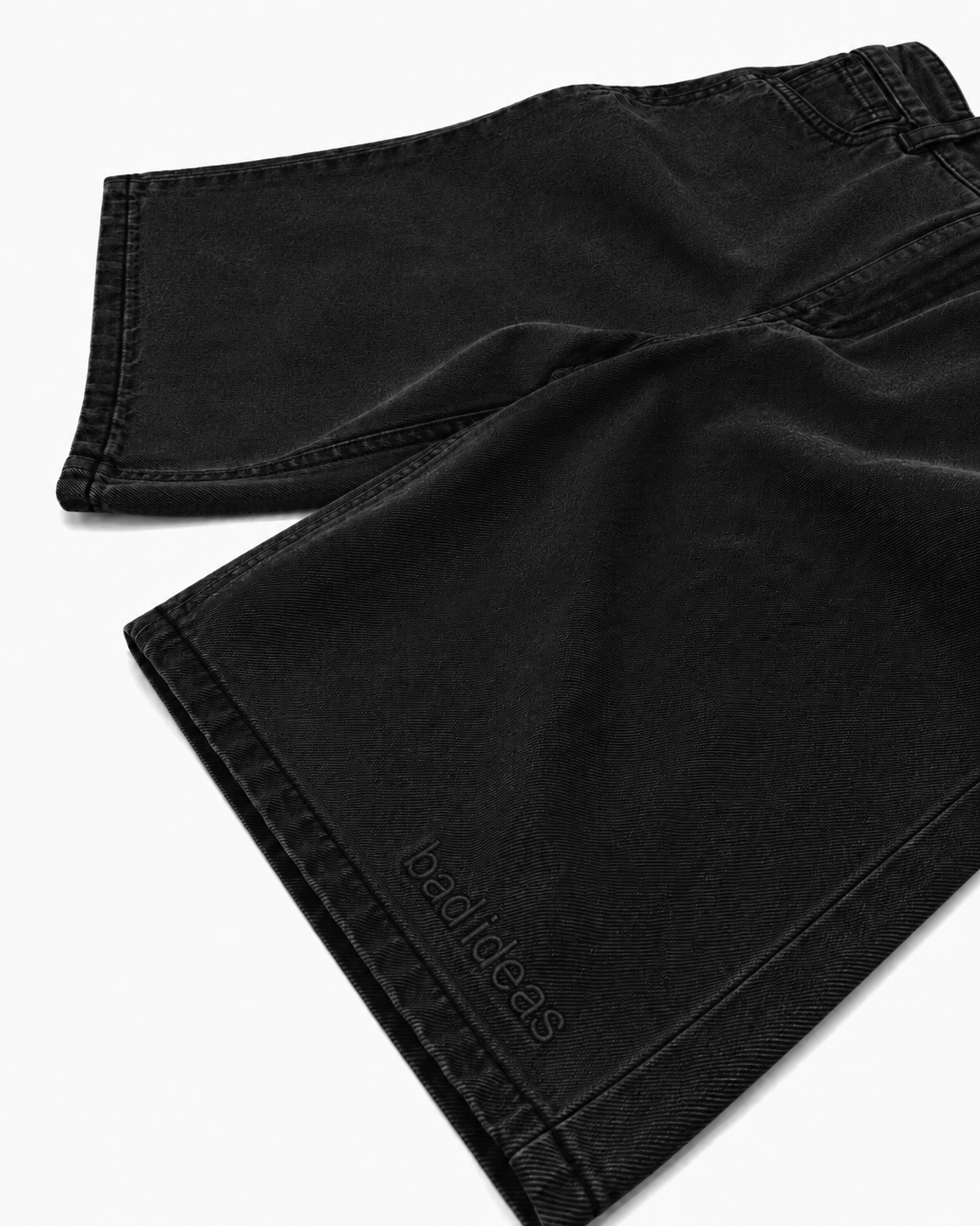 DENIM SHORT| BLACK WASHED