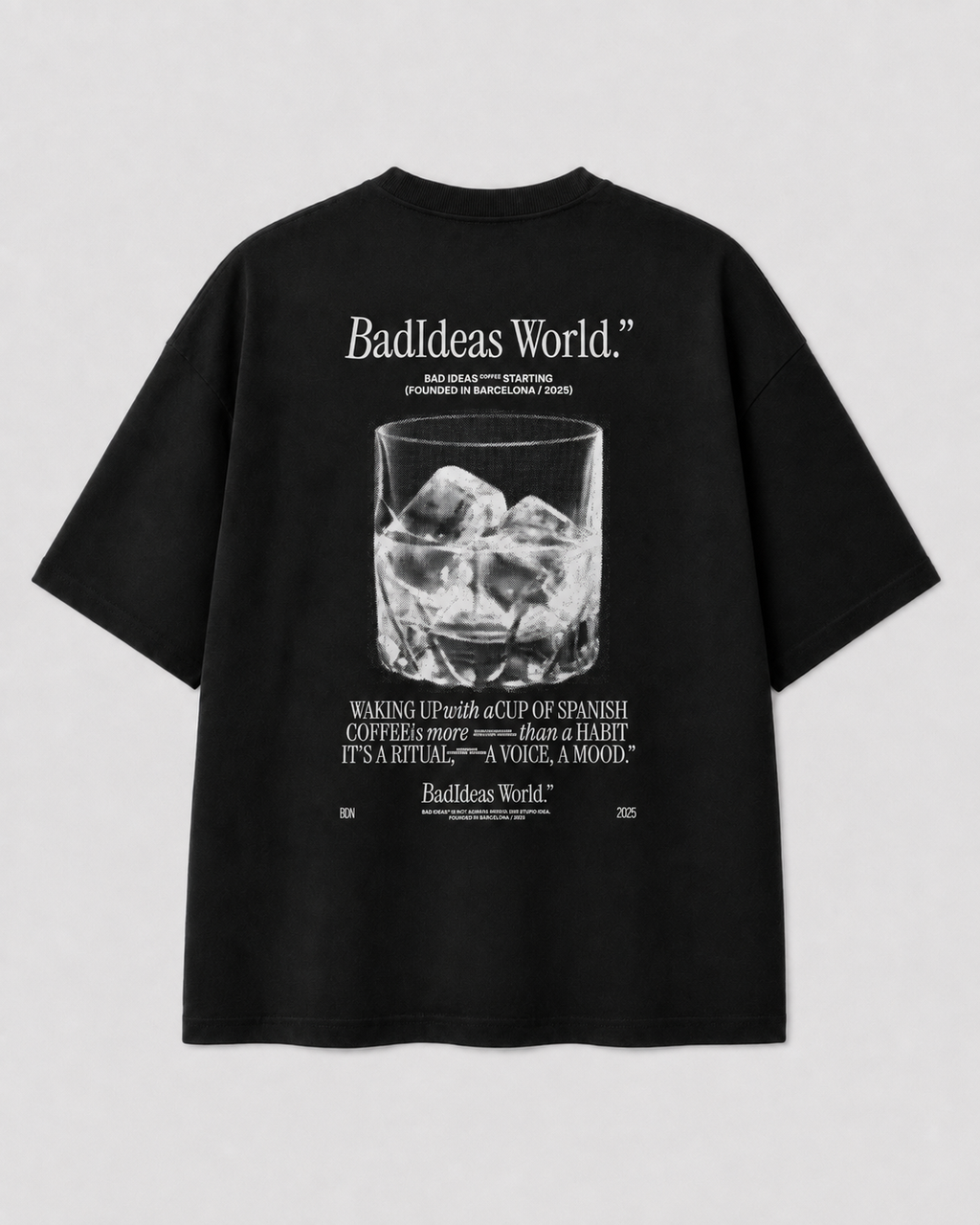 TEE | BLACK  | THE GLASS