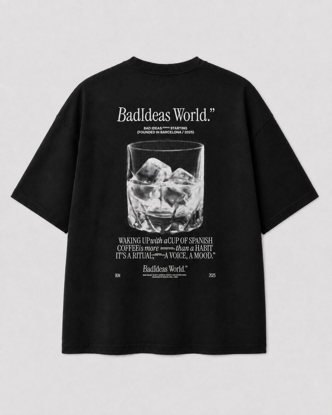 TEE | BLACK  | THE GLASS