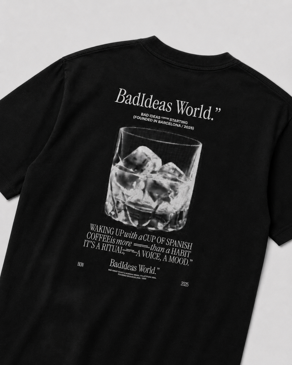 TEE | BLACK  | THE GLASS