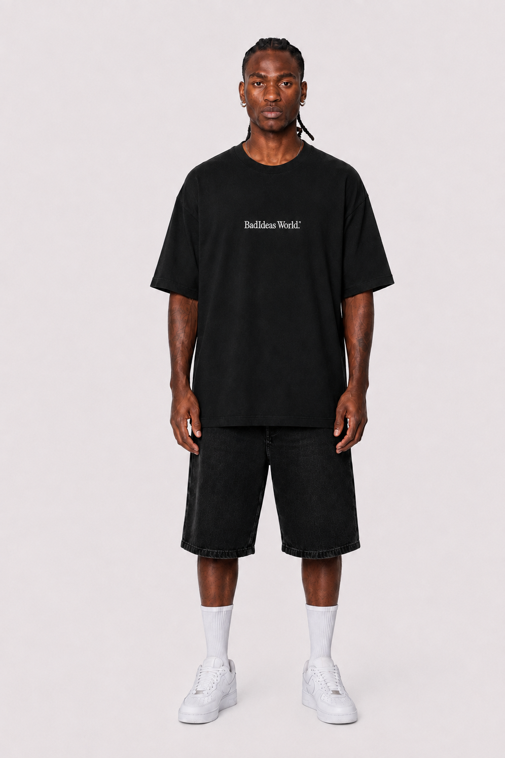 TEE | BLACK  | THE GLASS