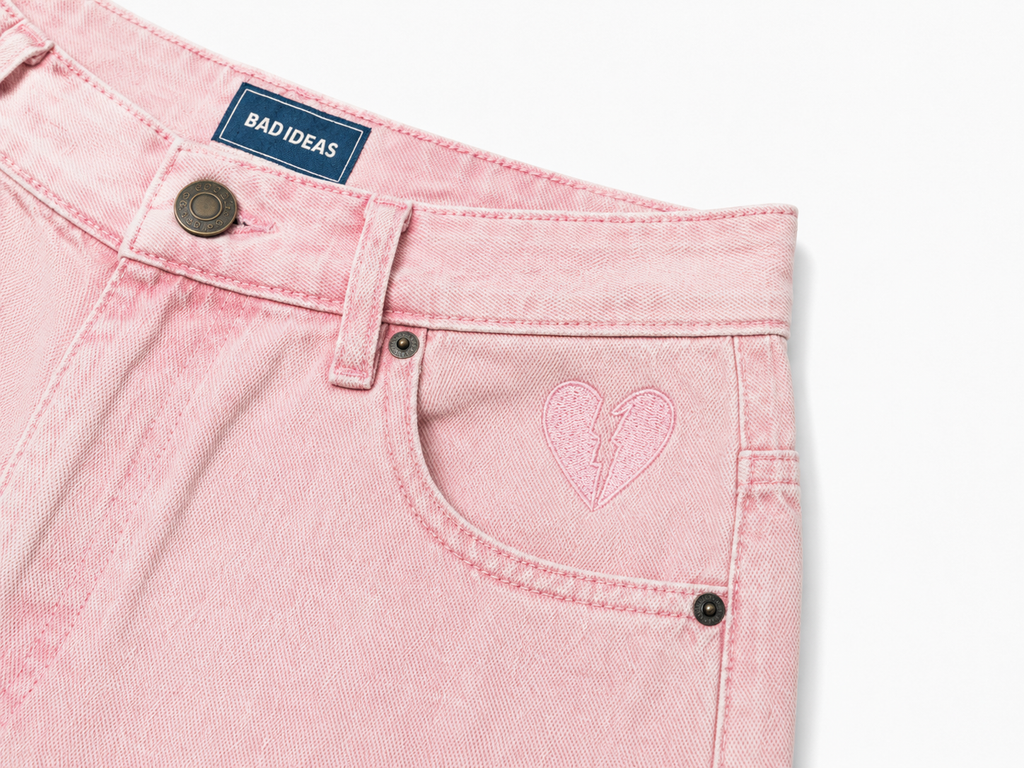 GIRLS DENIM SHORT | BLUSHEDROSE