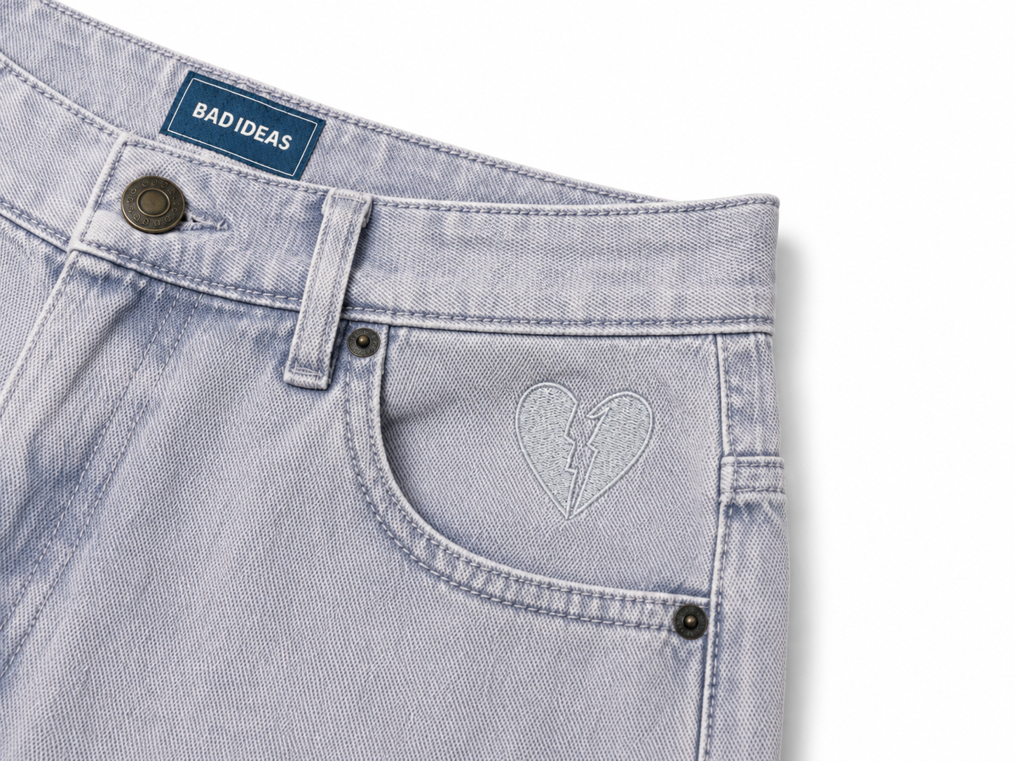 GIRLS DENIM SHORT | DUSTYPURPLE WASHED