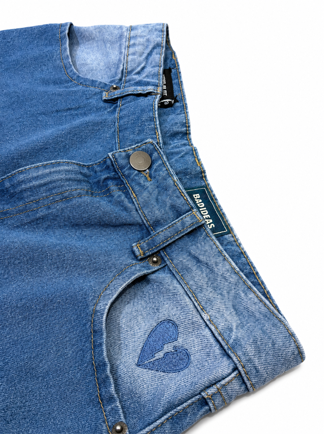 GIRLS DENIM SHORT |  LIGHT BLUE WASHED