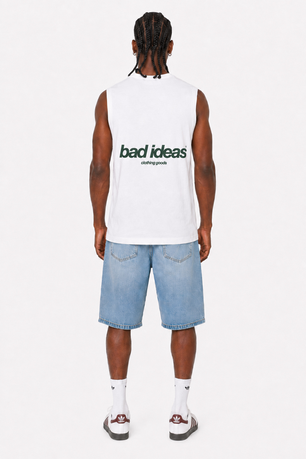 SLEVEELESS | WHITE |  CLOTHING GOODS