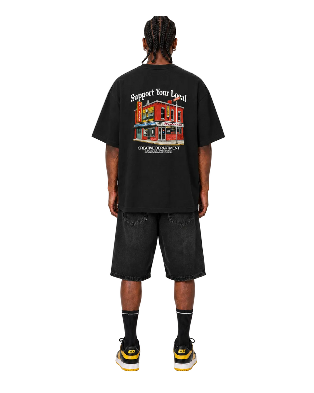 TEE | SUPPORT | BLACK