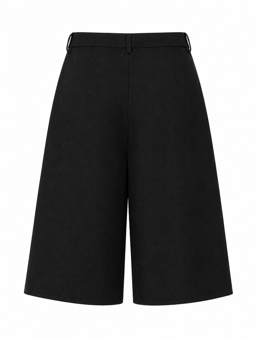 WOMEN’S | WIDE LEG TAILORED SHORTS | BLACK