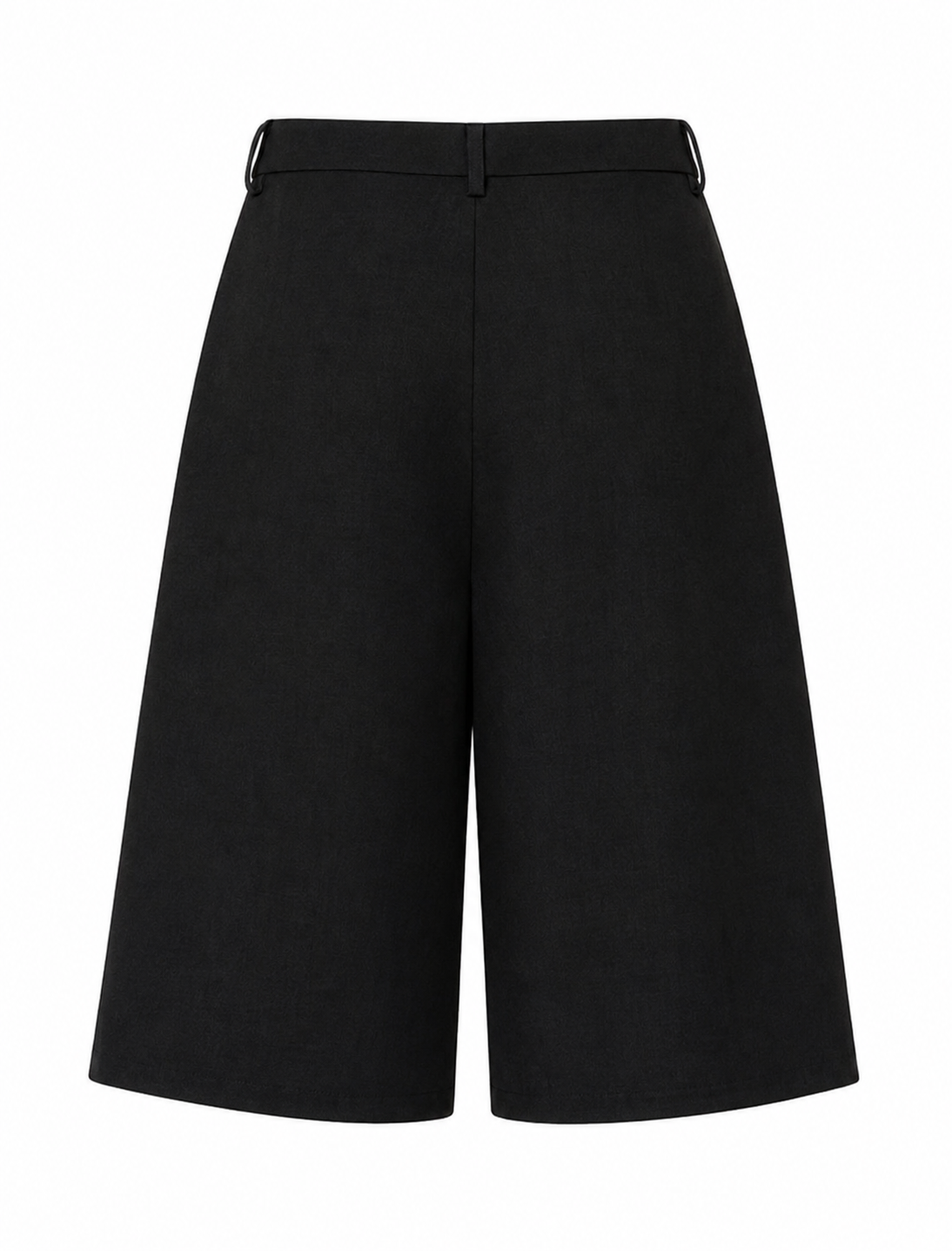 WOMEN’S | WIDE LEG TAILORED SHORTS | BLACK