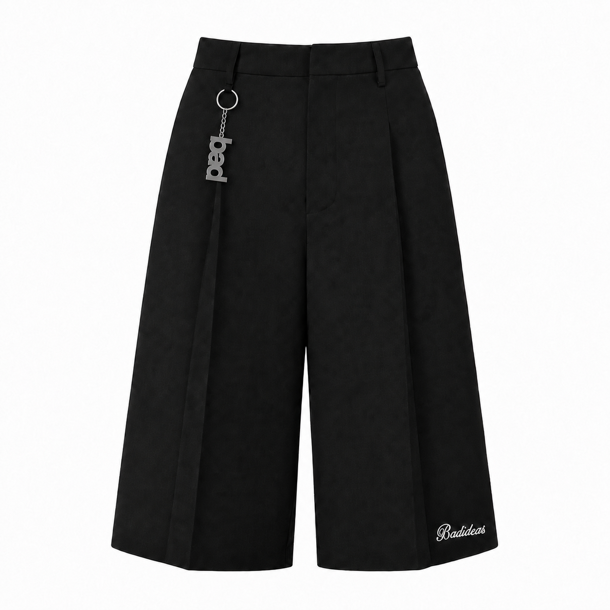 WOMEN’S | WIDE LEG TAILORED SHORTS | BLACK