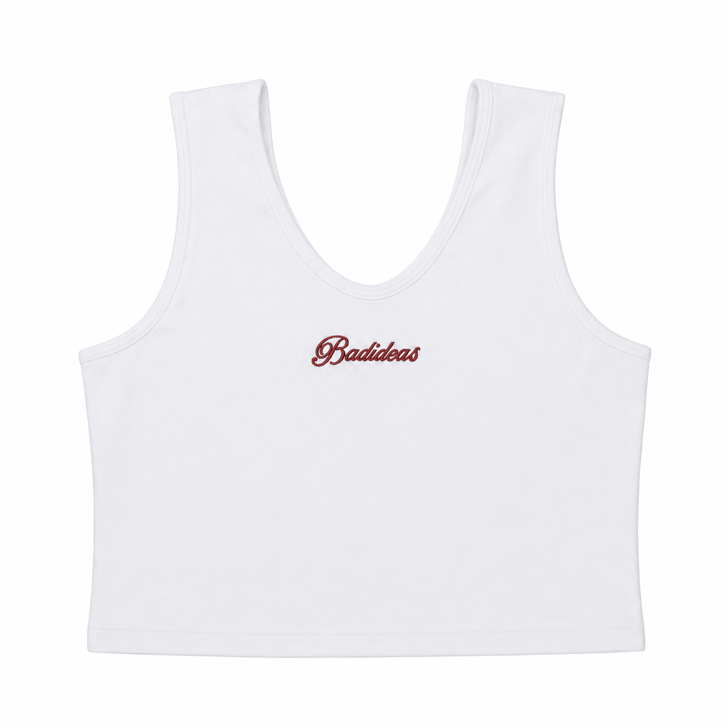 WOMEN’S | HALTER CROP TOP | WHITE