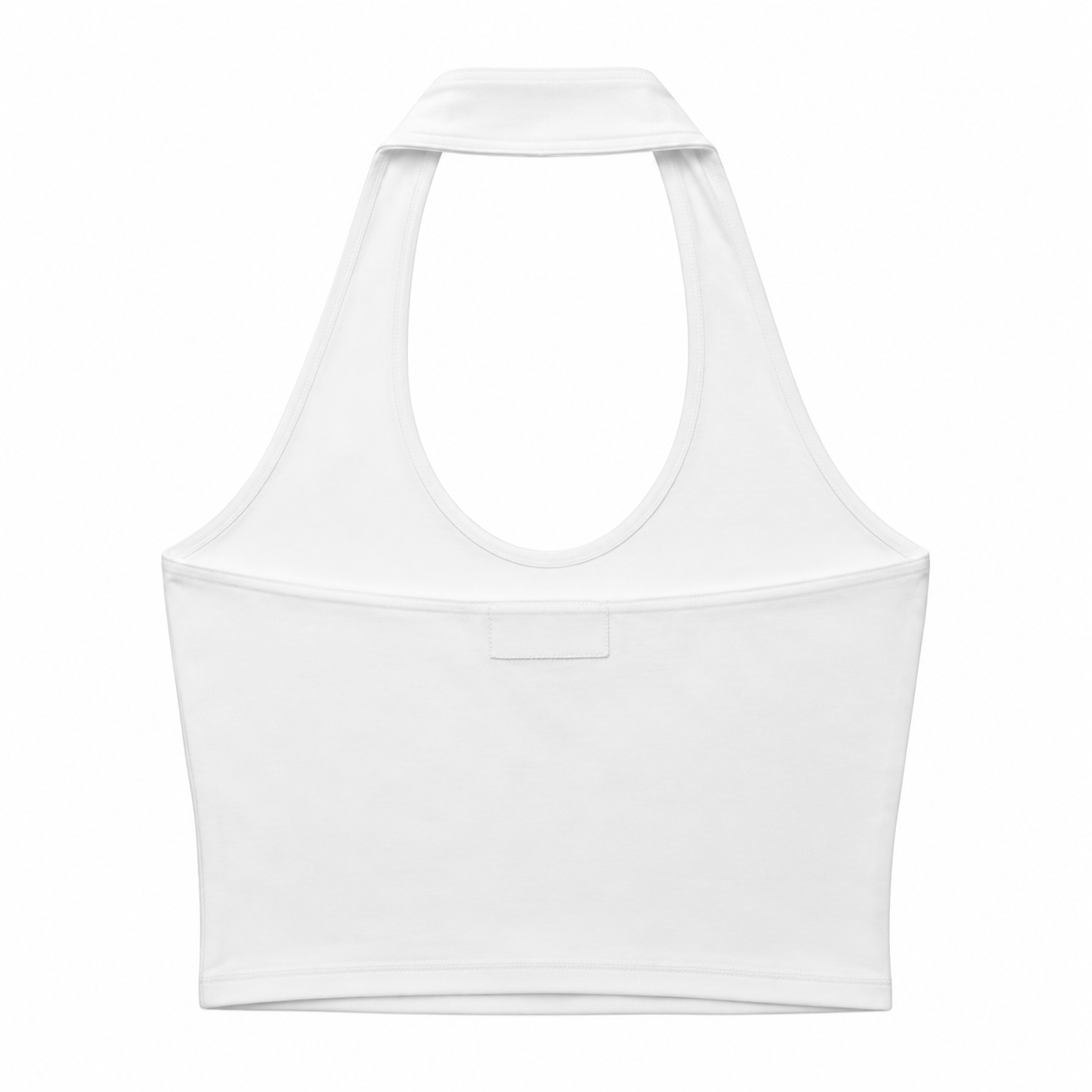 WOMEN’S | HALTER CROP TOP | WHITE