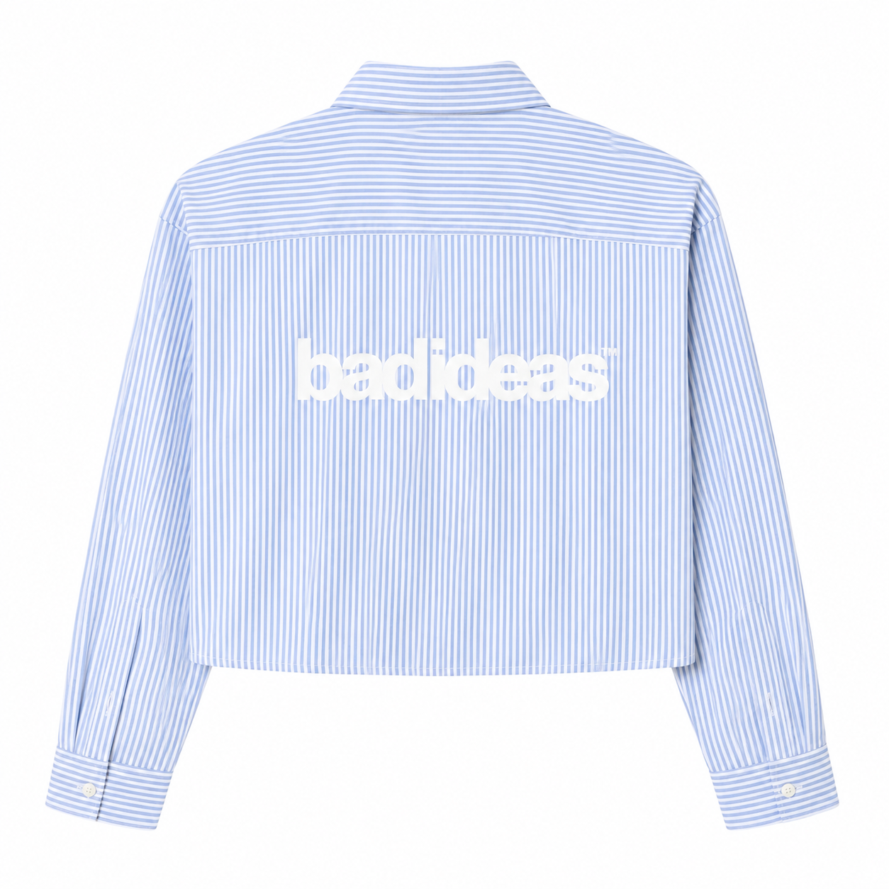 UNISEX | CROPPED OXFORD SHIRT | BLUE