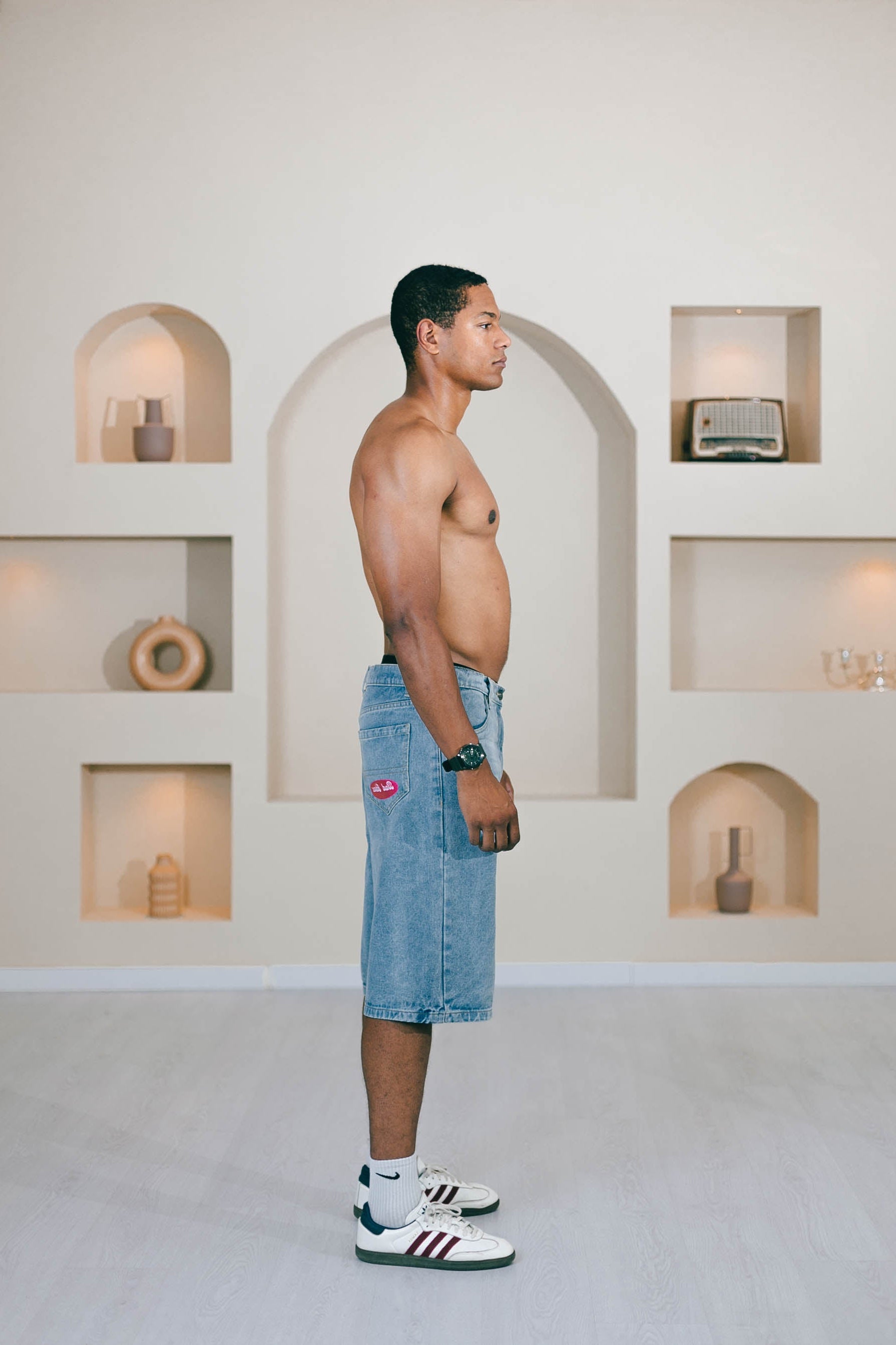 HEAVY DENIM SHORT | DO NOT DISTURB | NEW LIGHT BLUE WASHED