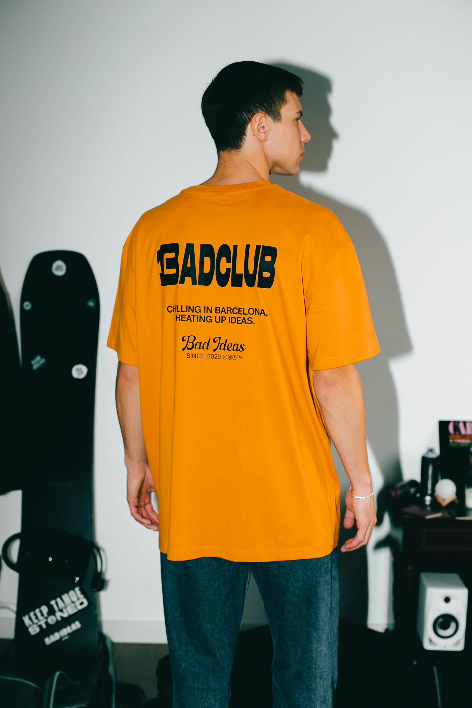 TEE  |  BAD CREATIVE  | STRONG ORANGE