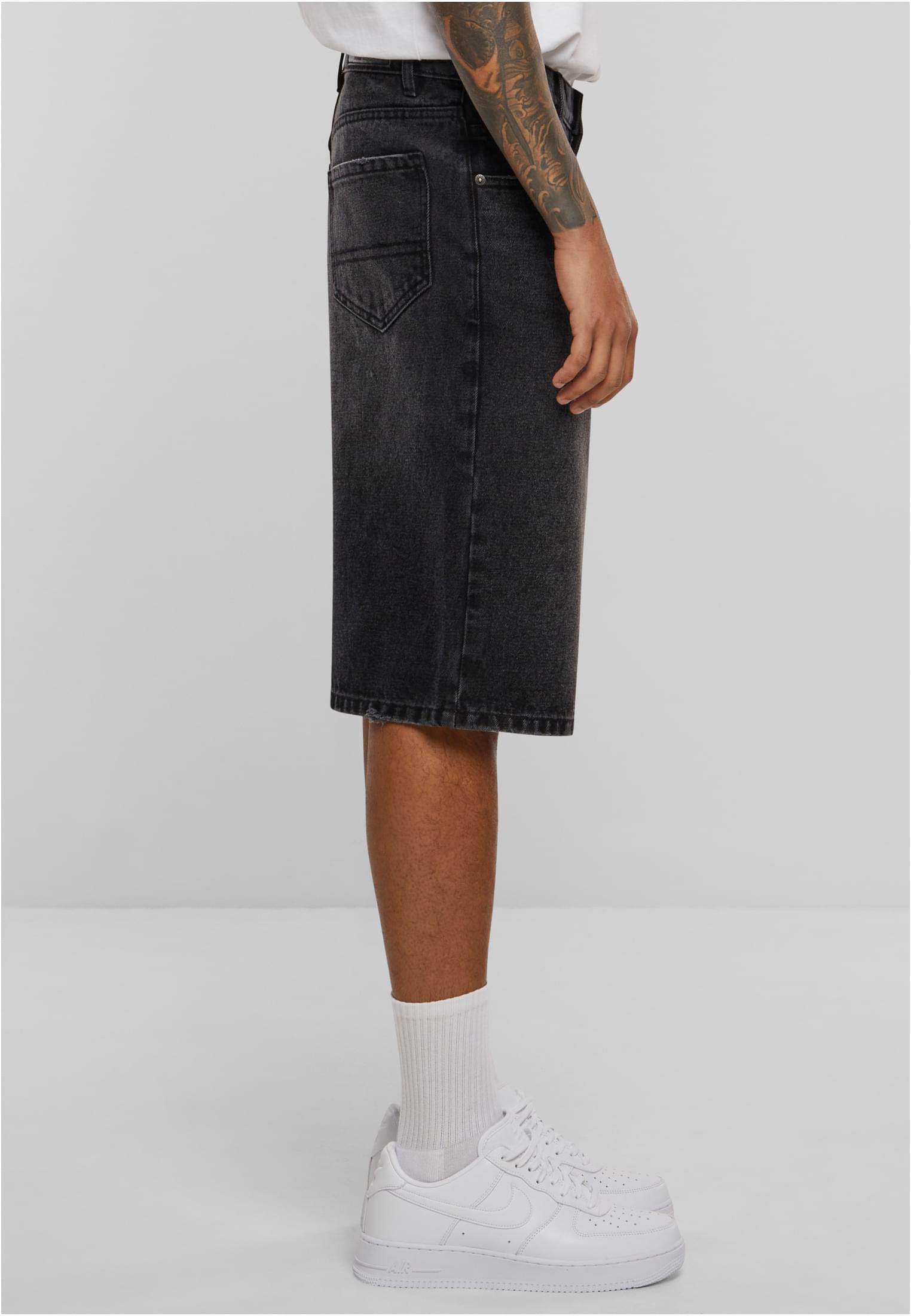DENIM SHORT| BLACK WASHED