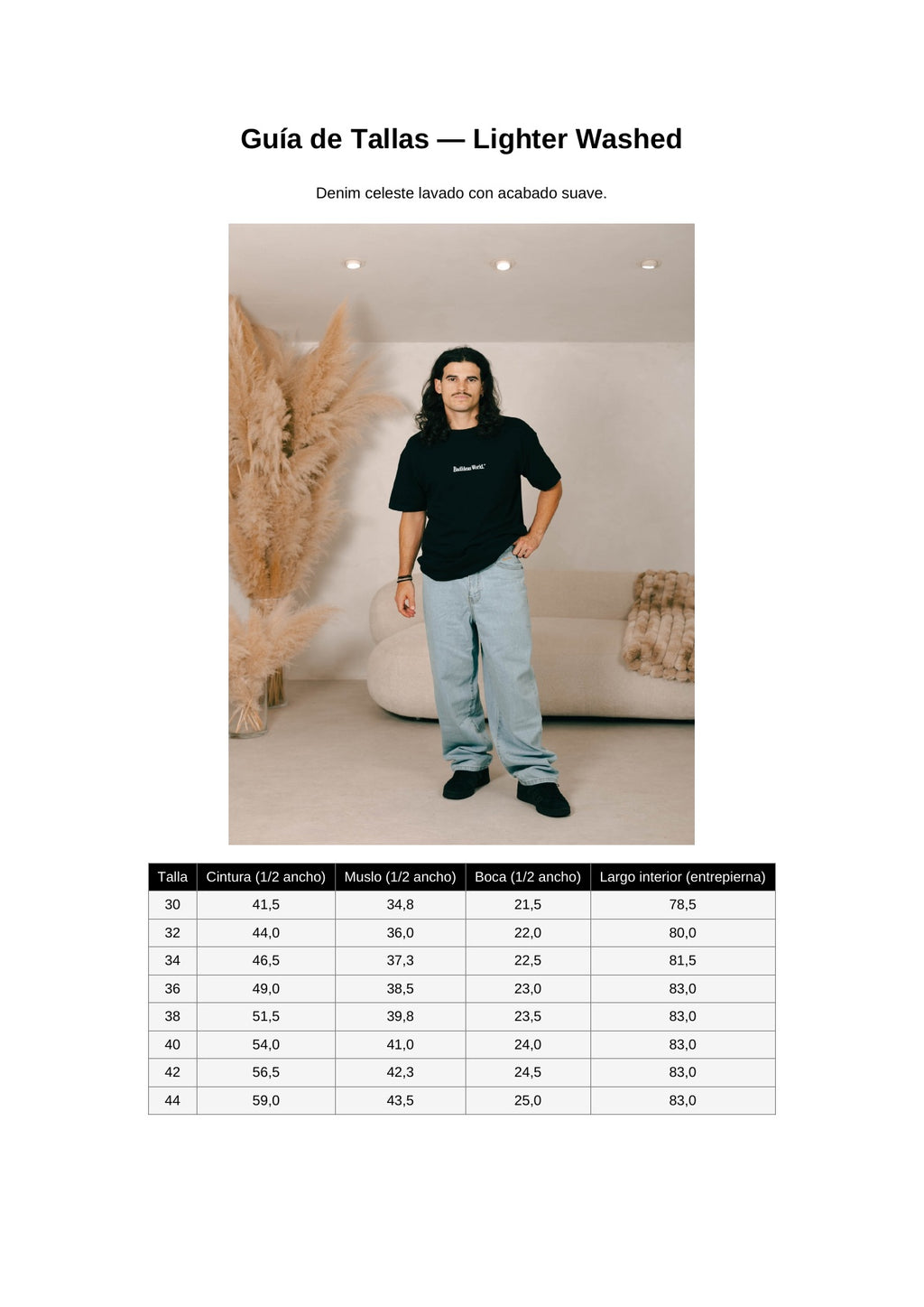 DENIM PANTS | LIGHTER WASHED