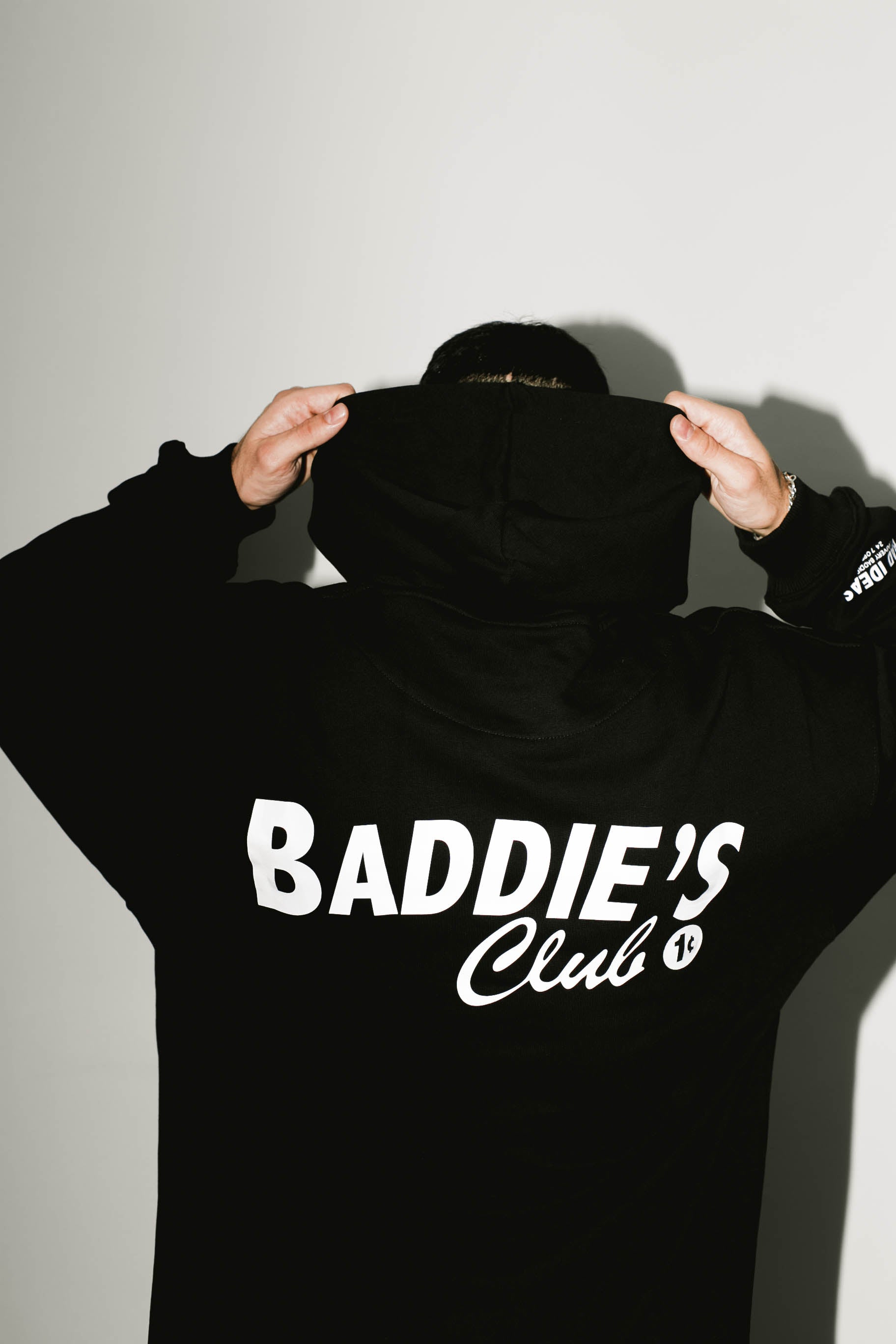 HOODIE |  BADDIE'S CLUB |  BLACK