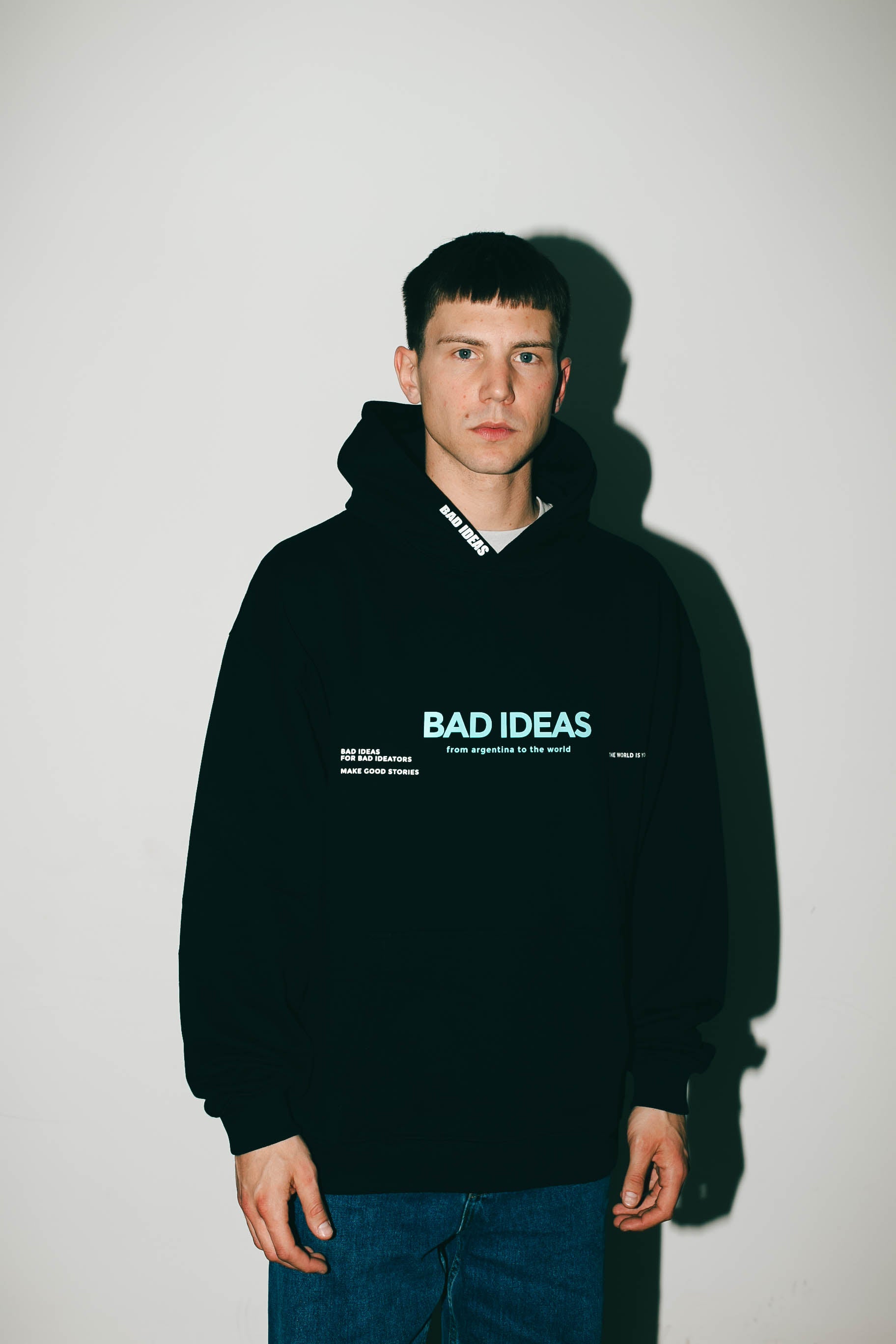 HOODIE |  FOR THE WORLD |  BLACK