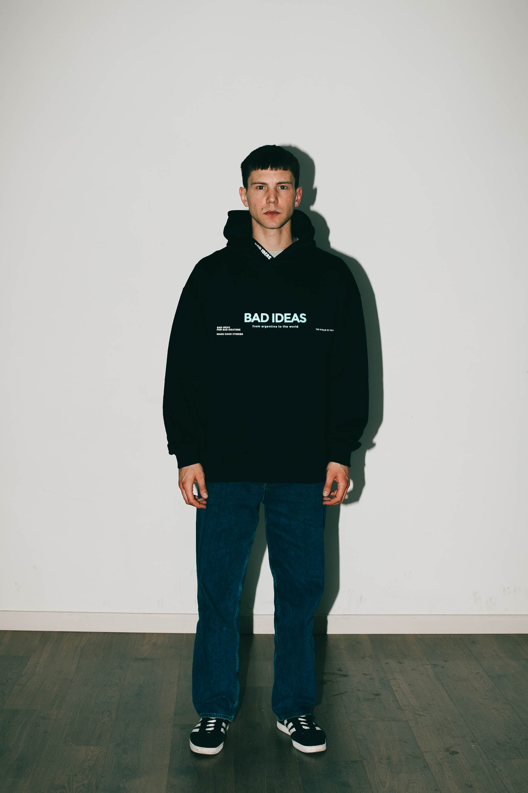 HOODIE |  FOR THE WORLD |  BLACK