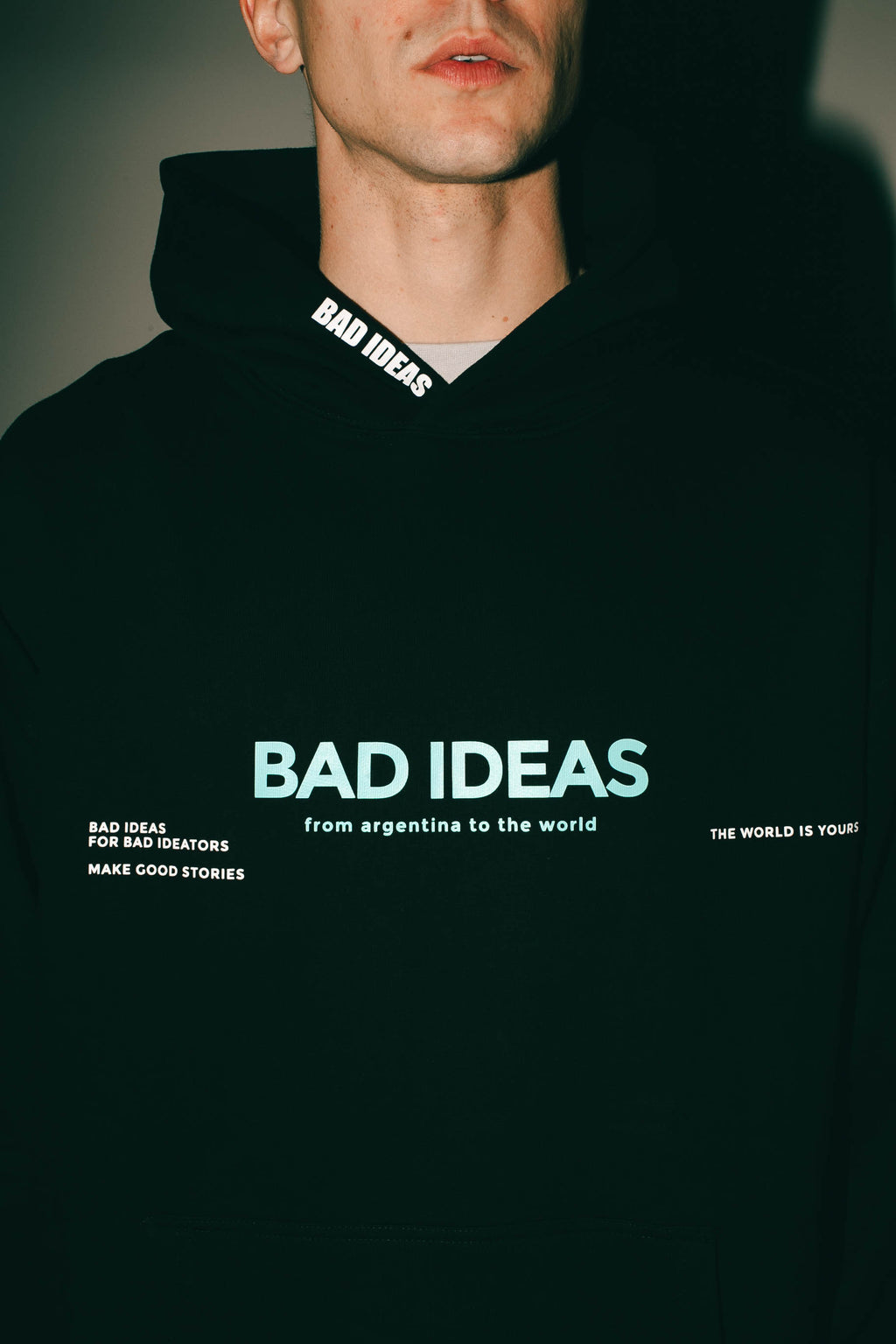 HOODIE |  FOR THE WORLD |  BLACK