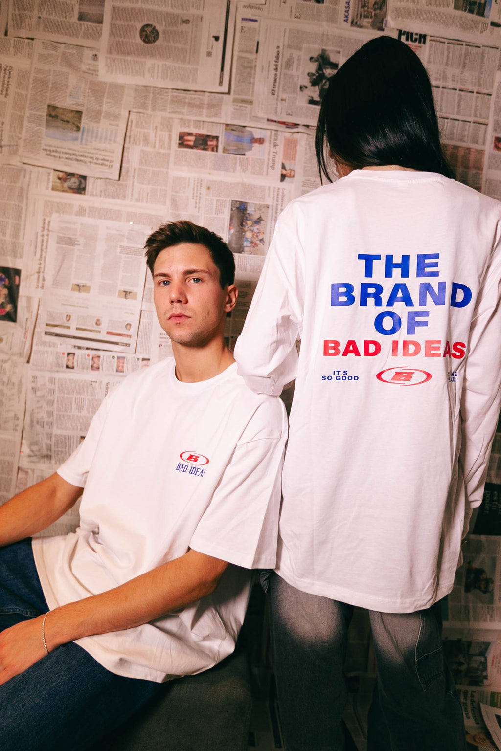 TEE  |  THE BRAND OF BAD IDEAS  | WHITE